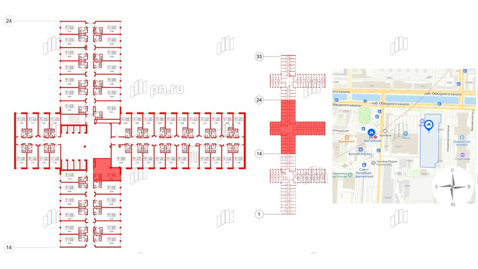 Апартаменты в ЖК Апарт-отель Well , студия, 39.21 м², 7 этаж